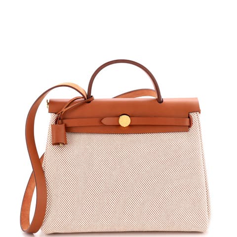 Herbag Zip Criss Viking Toile and Leather 31