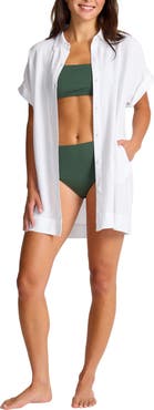 Tommy Bahama Textured Cover-Up Shirtdress