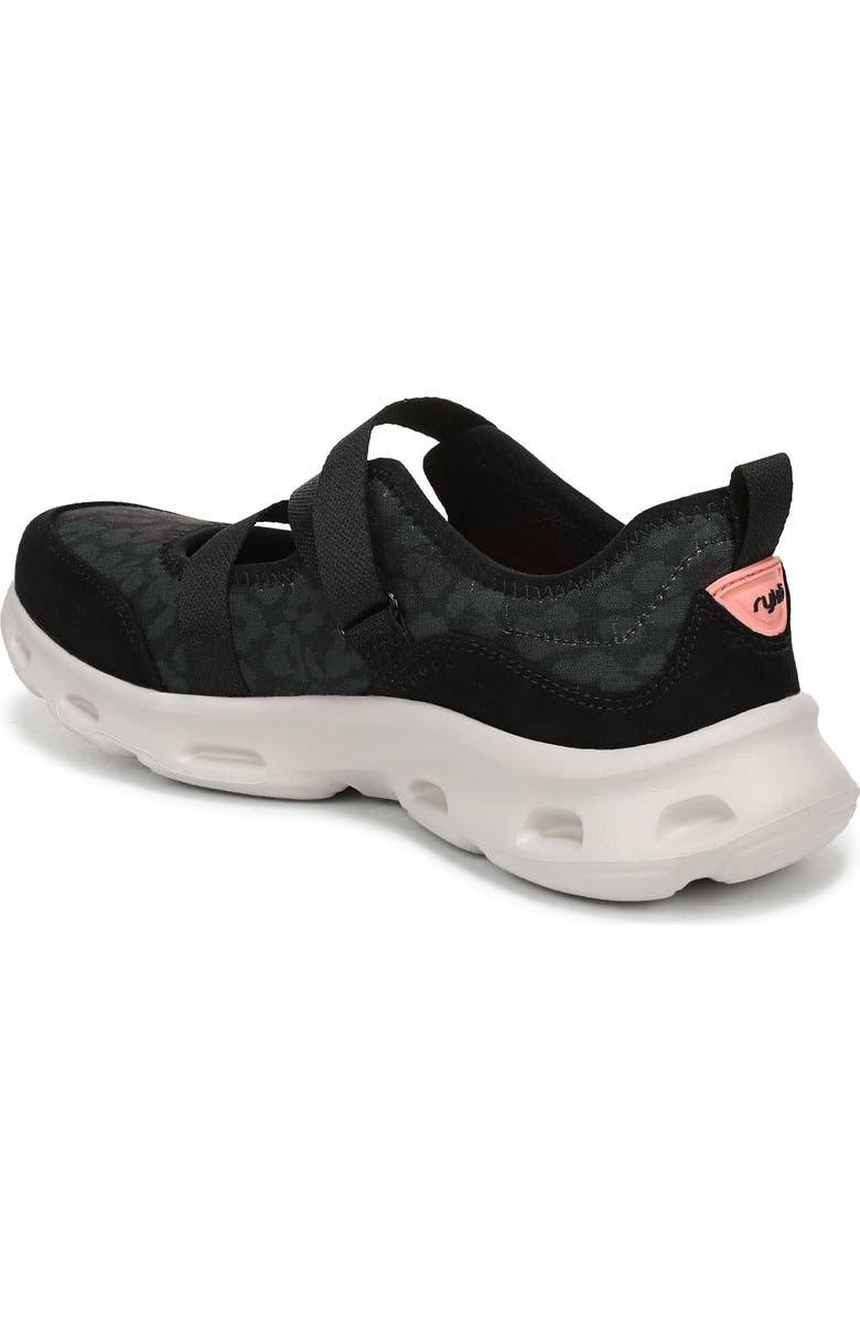 Rykä ACTIVFoam Sneaker, Alternate, color, Black Leopard Fabric