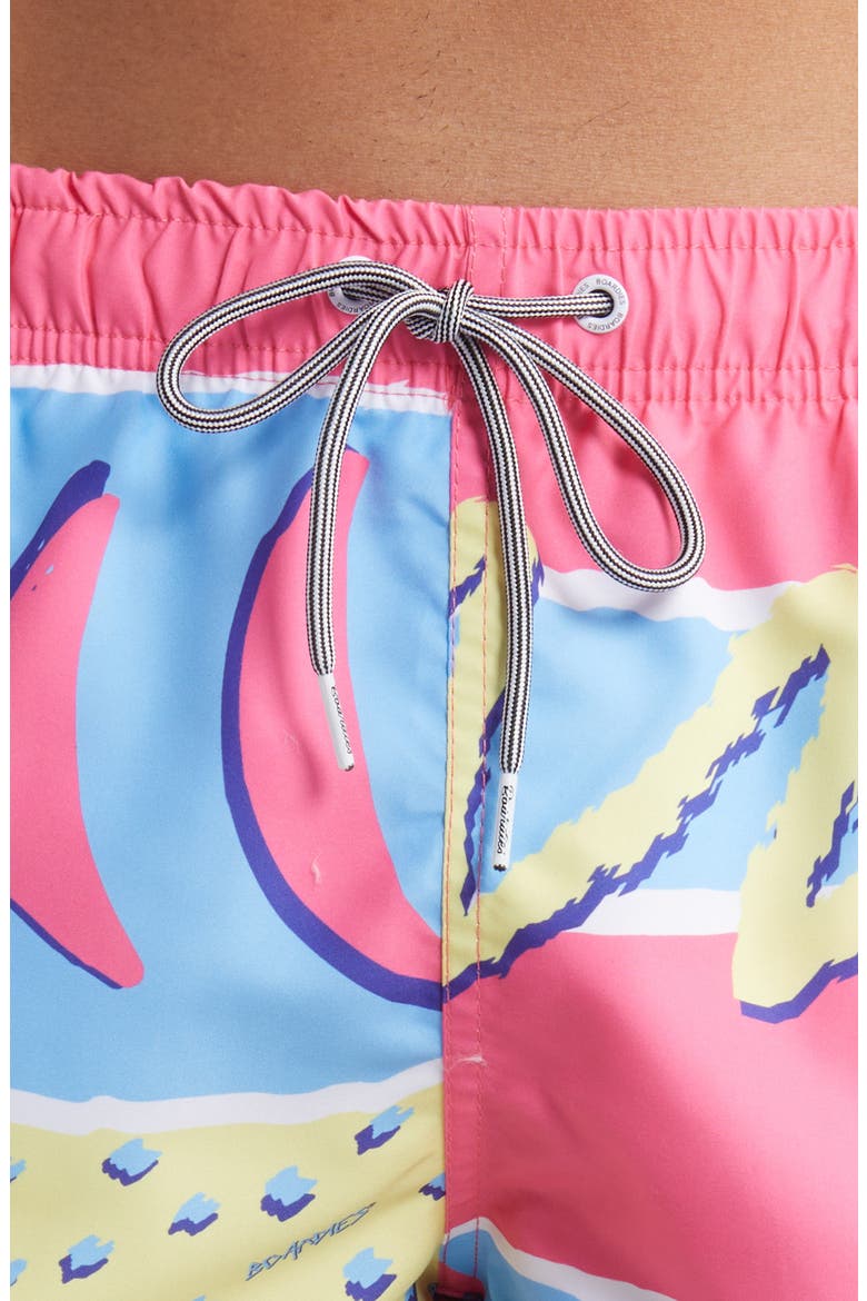 Fresh Shortie Swim Trunks, Alternate, color, BLUE MULTI