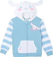 Hello Kitty Hooded Ears Fleece Zip-Up Hoodie
