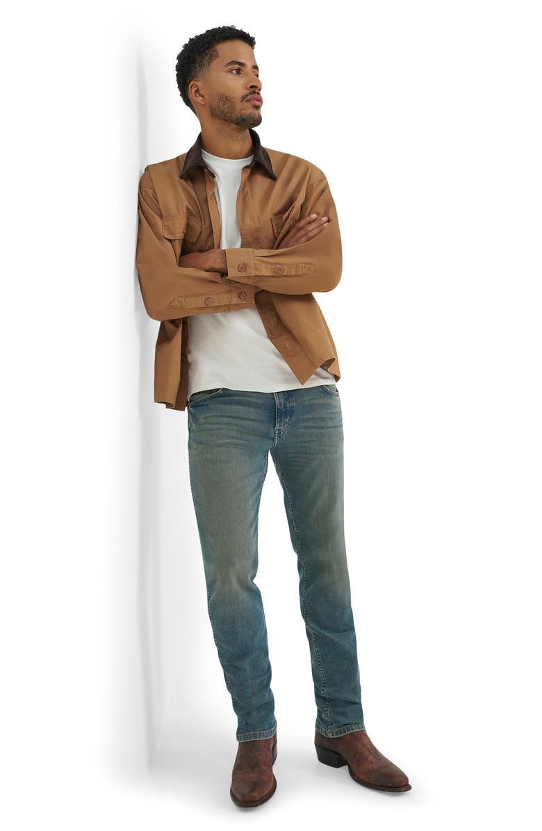 Wrangler Slim Western Jeans, Alternate, color, Granite Trail