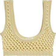 Diotima Lady Crystal Mesh Crochet Bralette