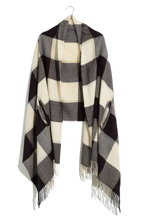Buffalo Check Cape Scarf