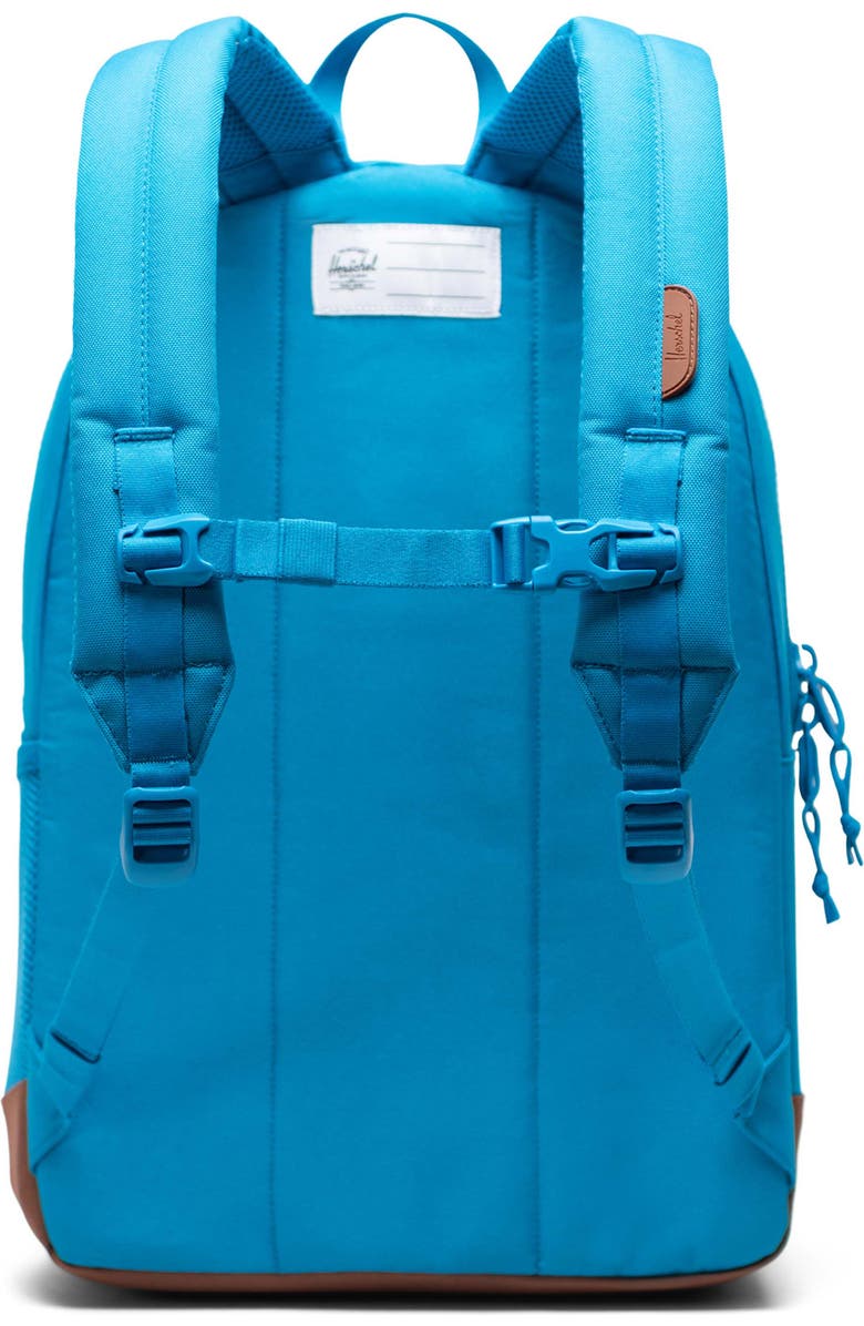 Herschel Supply Co. Kids' Heritage Youth Backpack, Alternate, color, Hawaiian Surf/ Saddle Brown