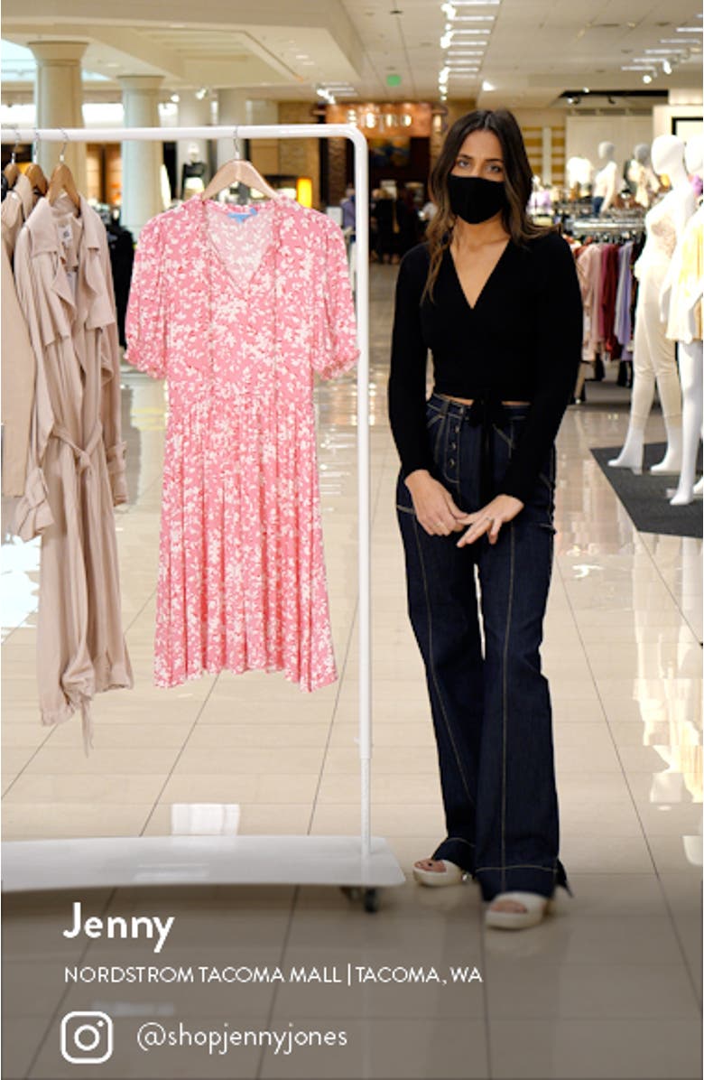 Nanci Shadow Floral Dress, sales video thumbnail