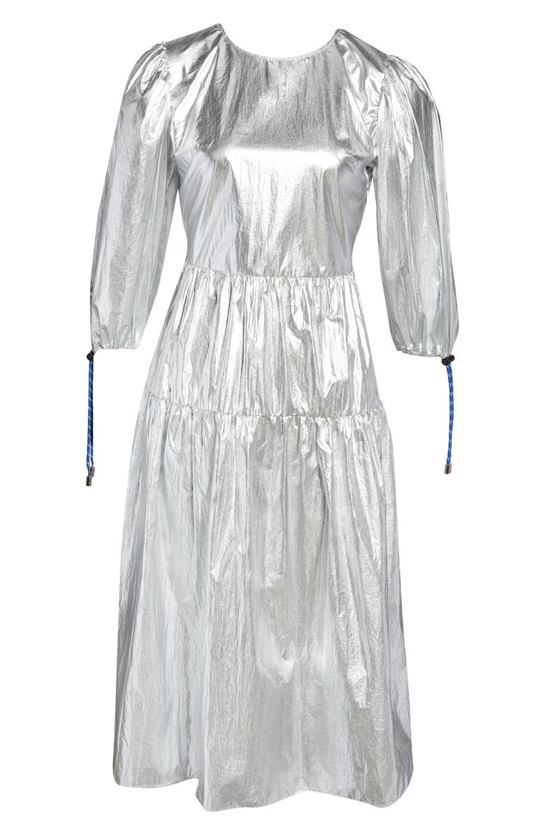 KkCo Hus Space Poplin Midi Dress, Alternate, color,