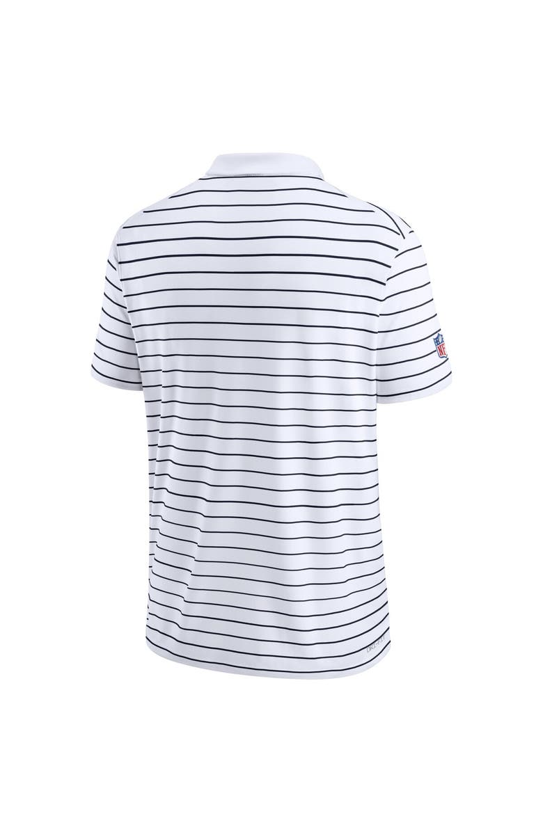 Nike Men's Nike White New England Patriots Sideline Lock Up Victory Performance Polo, Alternate, color, White