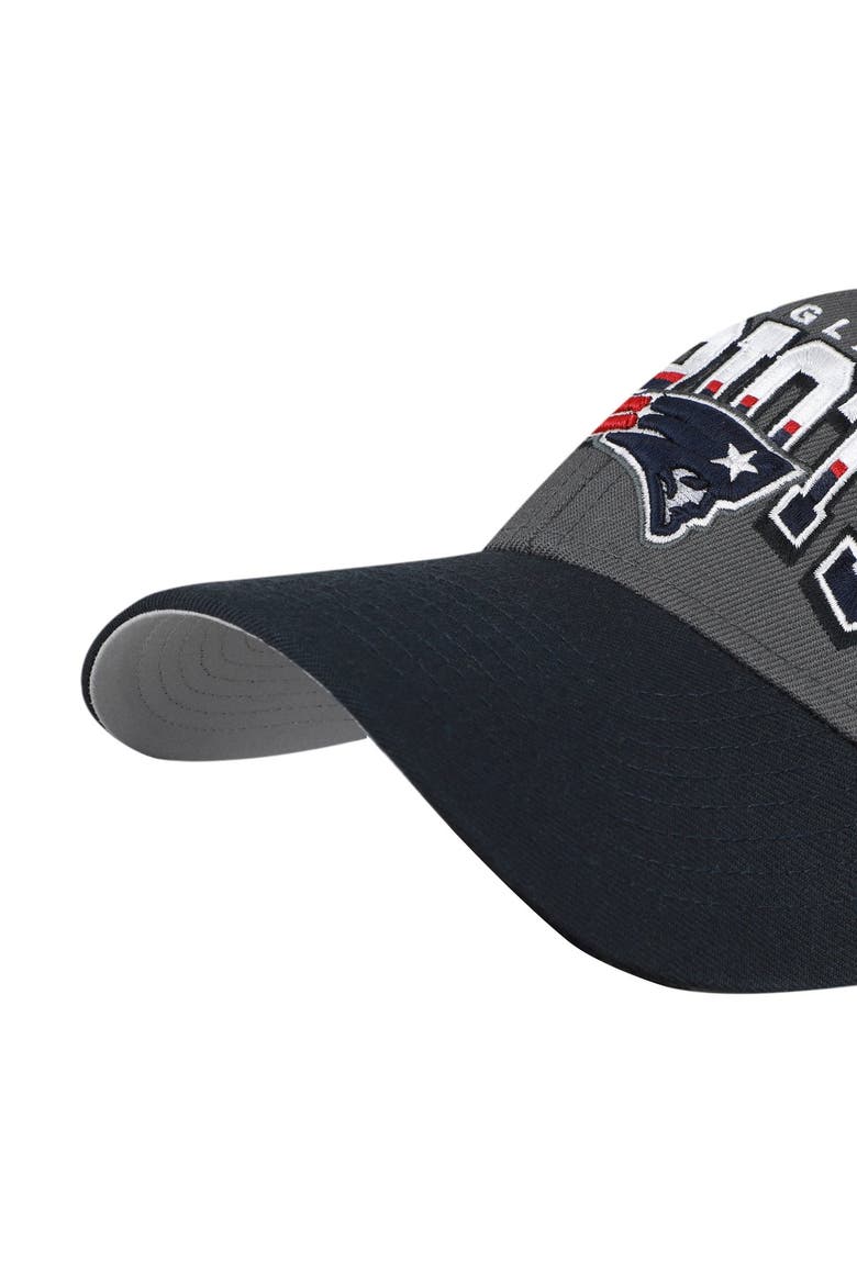 Men's '47 Charcoal New England Patriots Split Block MVP Adjustable Hat, Alternate, color, Charcoal