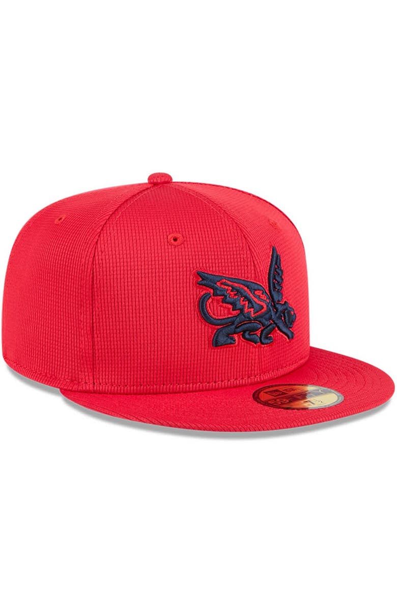 New Era Men's New Era Red Texas Rangers City Connect Batting Practice 59FIFTY Fitted Hat, Alternate, color, Red