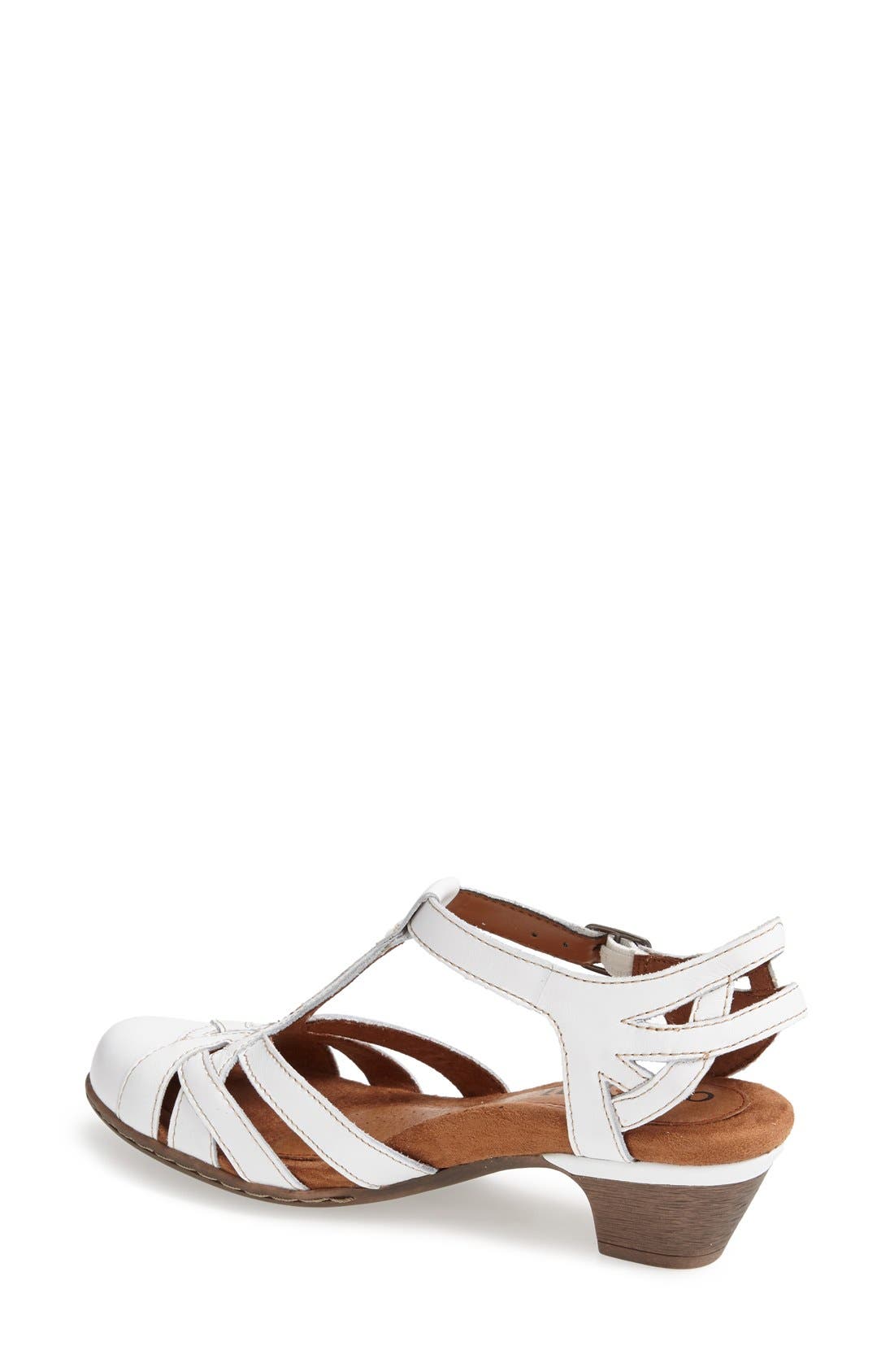 'Aubrey' Sandal, Alternate, color, WHITE
