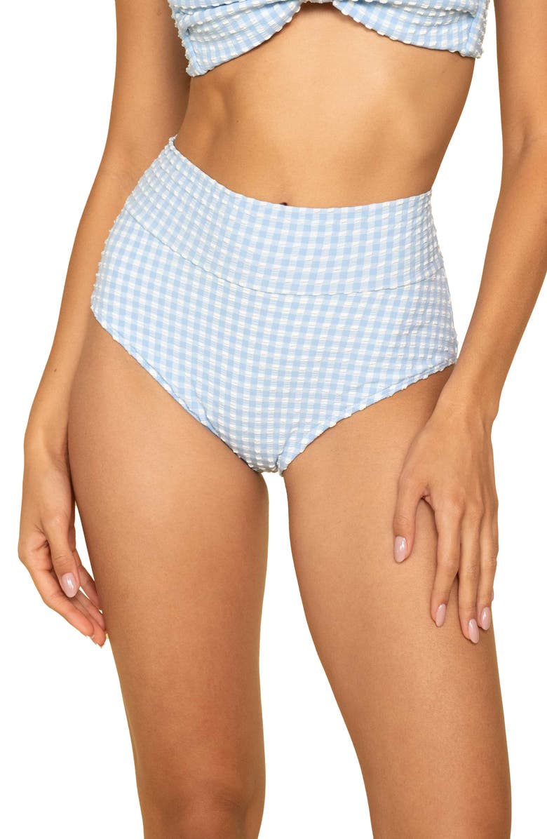 MONTCE Added Coverage High Waist Bikini Bottoms, Main, color, 