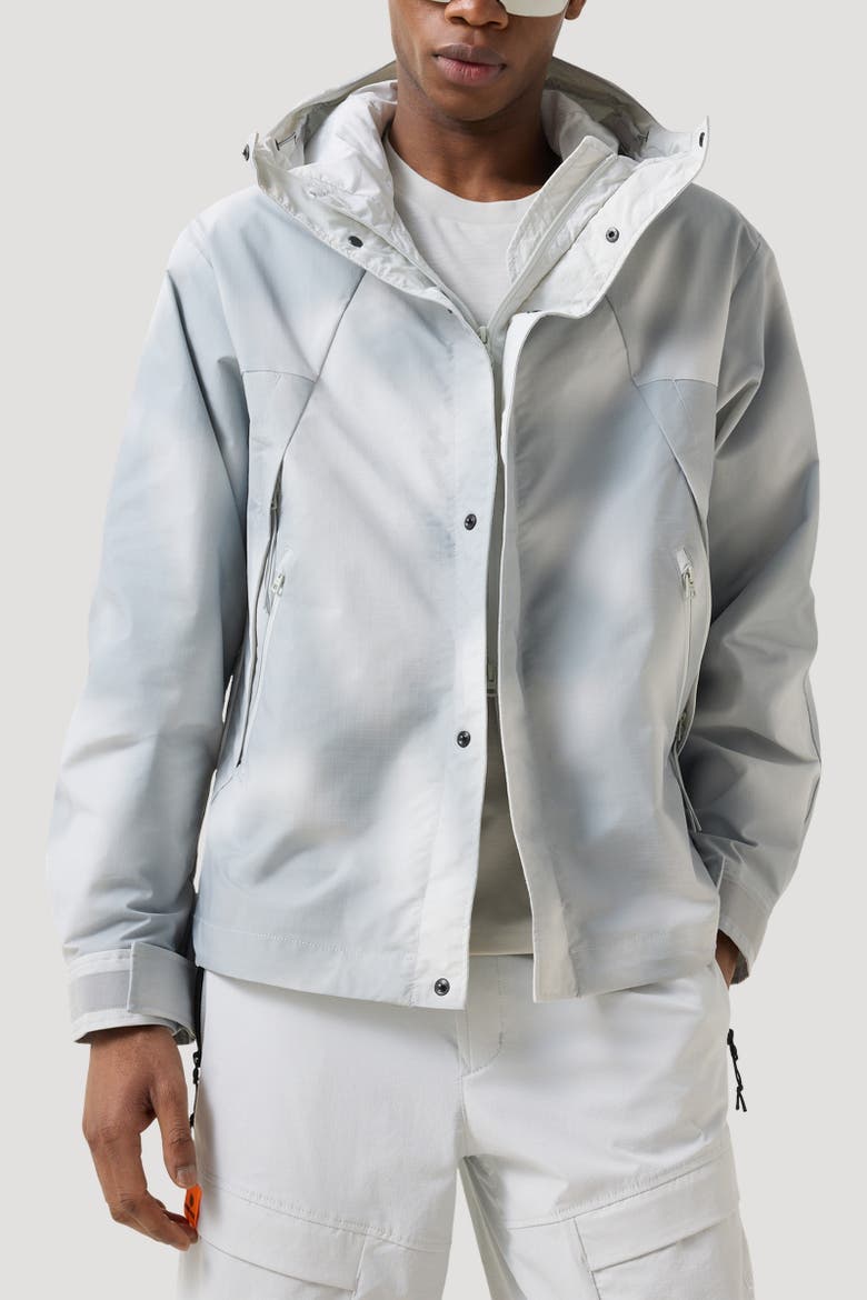 Lior Functional Jacket, Alternate, color, Light gray/off-white