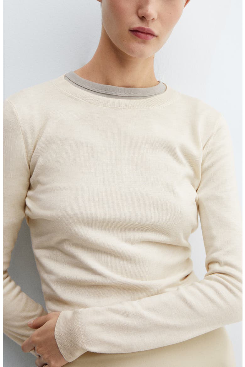 Crewneck Sweater, Alternate, color, IVORY