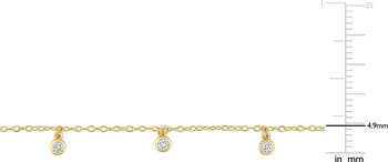Lab Grown Diamond Station Necklace - 0.17ct.