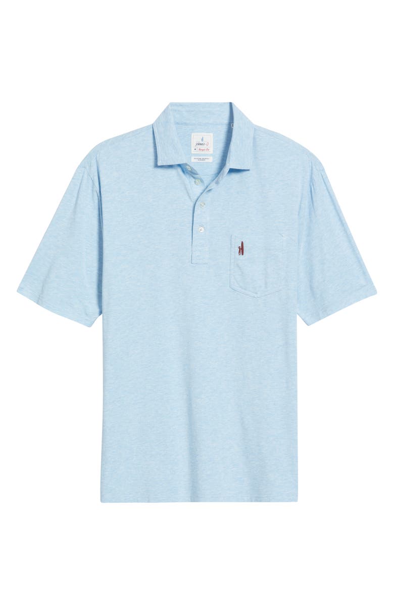 johnnie-O Heathered Original 2.0 Regular Fit Polo, Alternate, color, Cloud Blue