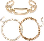 BCBG Chain Cuff Bracelet