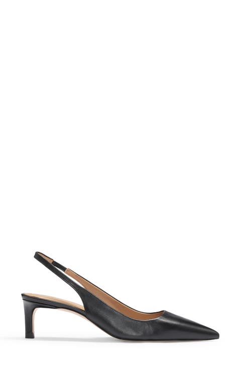 Janet Slingback Pointed Toe Pump (Women)