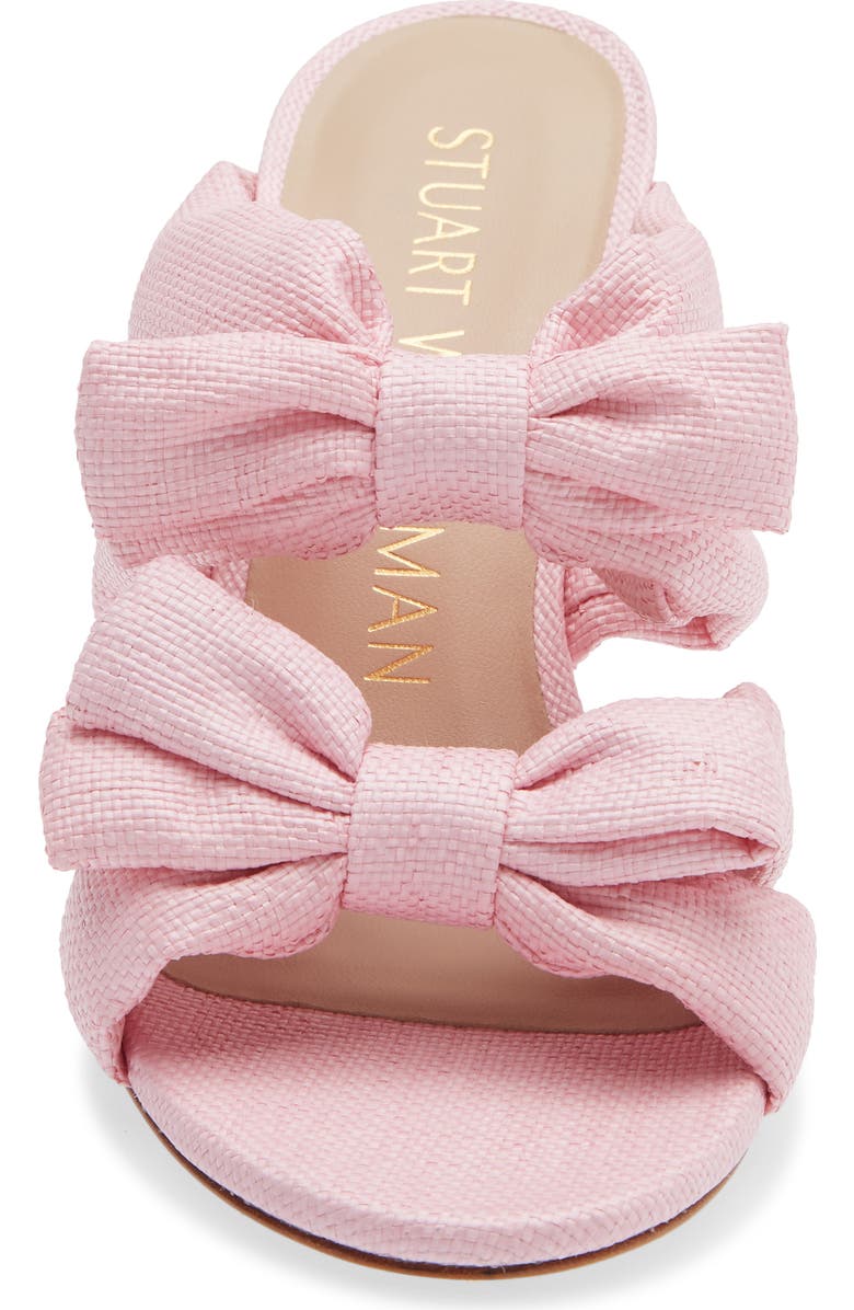 Stuart Weitzman Sofia Xcurve 85 Slide Sandal, Alternate, color, Ballet