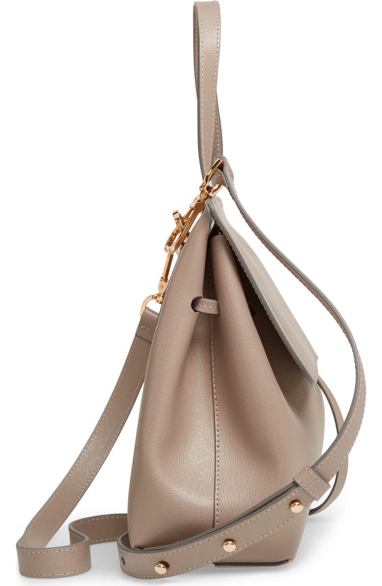 Mansur Gavriel Mini Lady Saffiano Leather Bag, Alternate, color,
