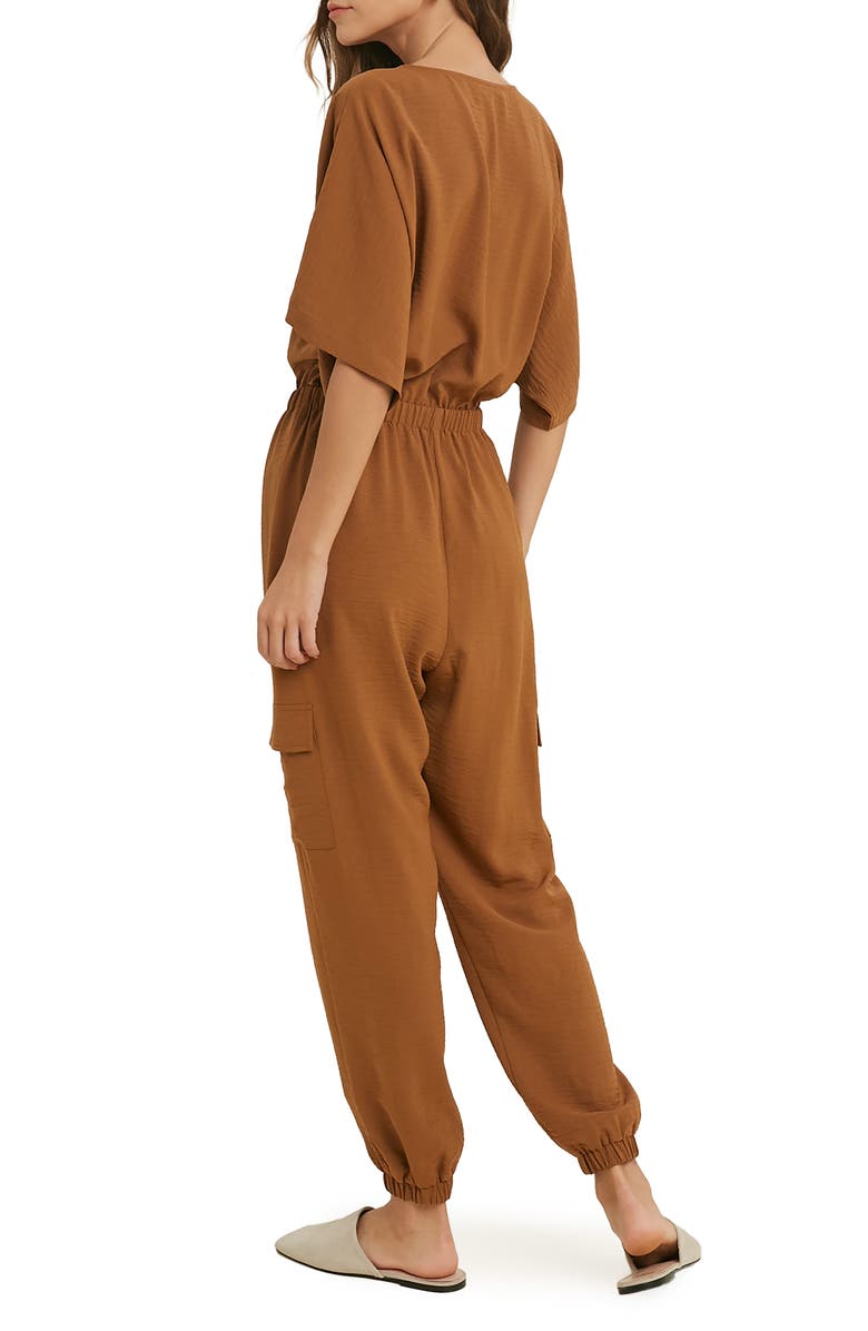WISHLIST V-Neck Jumpsuit, Alternate, color,