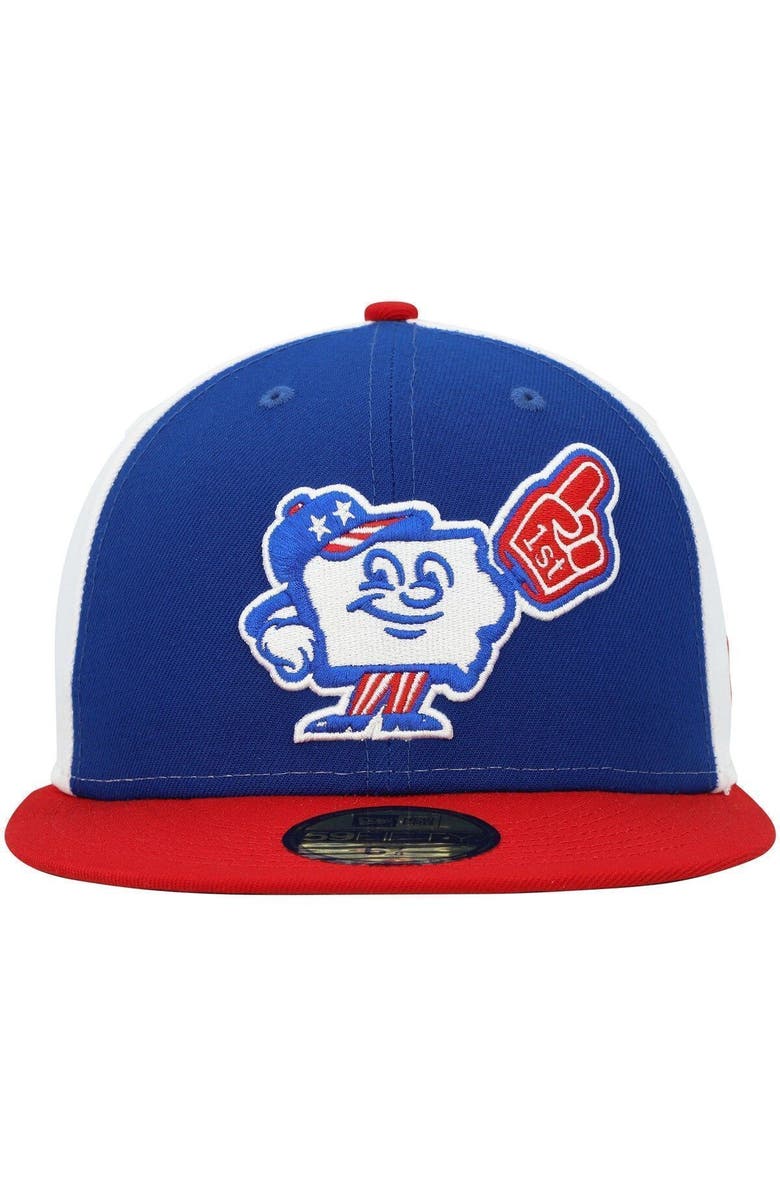 New Era Men's New Era Blue Iowa Cubs Theme Night 59FIFTY Fitted Hat, Alternate, color, Blue