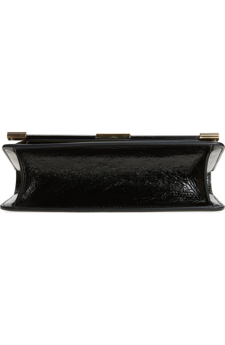 Victoria Beckham 202 Leather Clutch, Alternate, color, Black