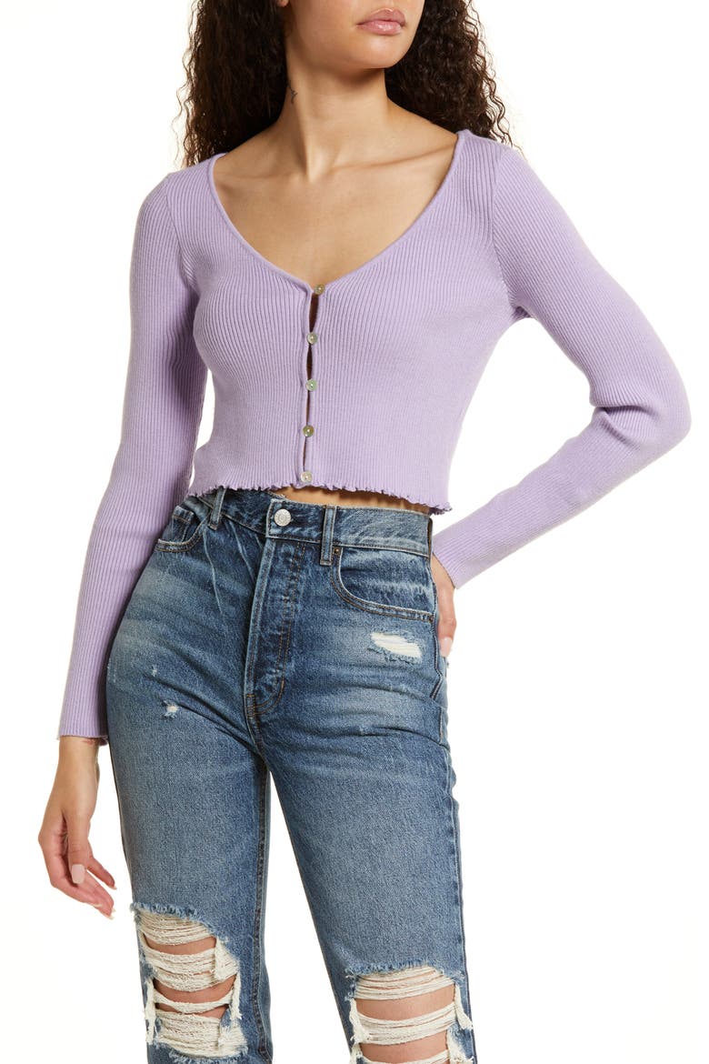 Flora Cardigan, Main, color, LILAC
