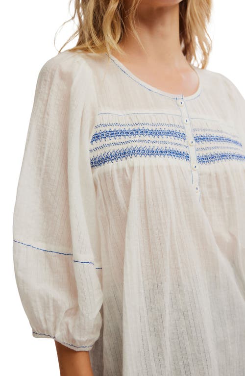 FREE PEOPLE FREE PEOPLE DYLAN SMOCKED TUNIC