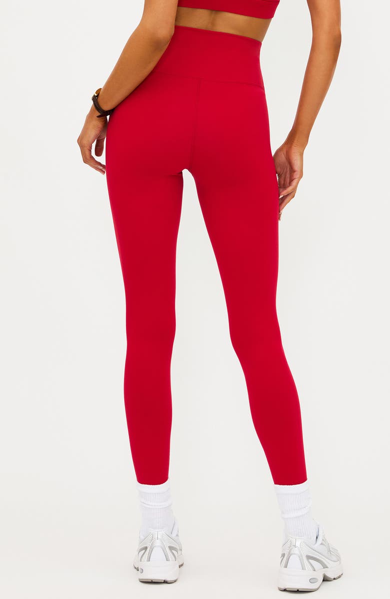 Beach Riot Violetta Tie Waist Colorblock Leggings, Alternate, color, Peppermint