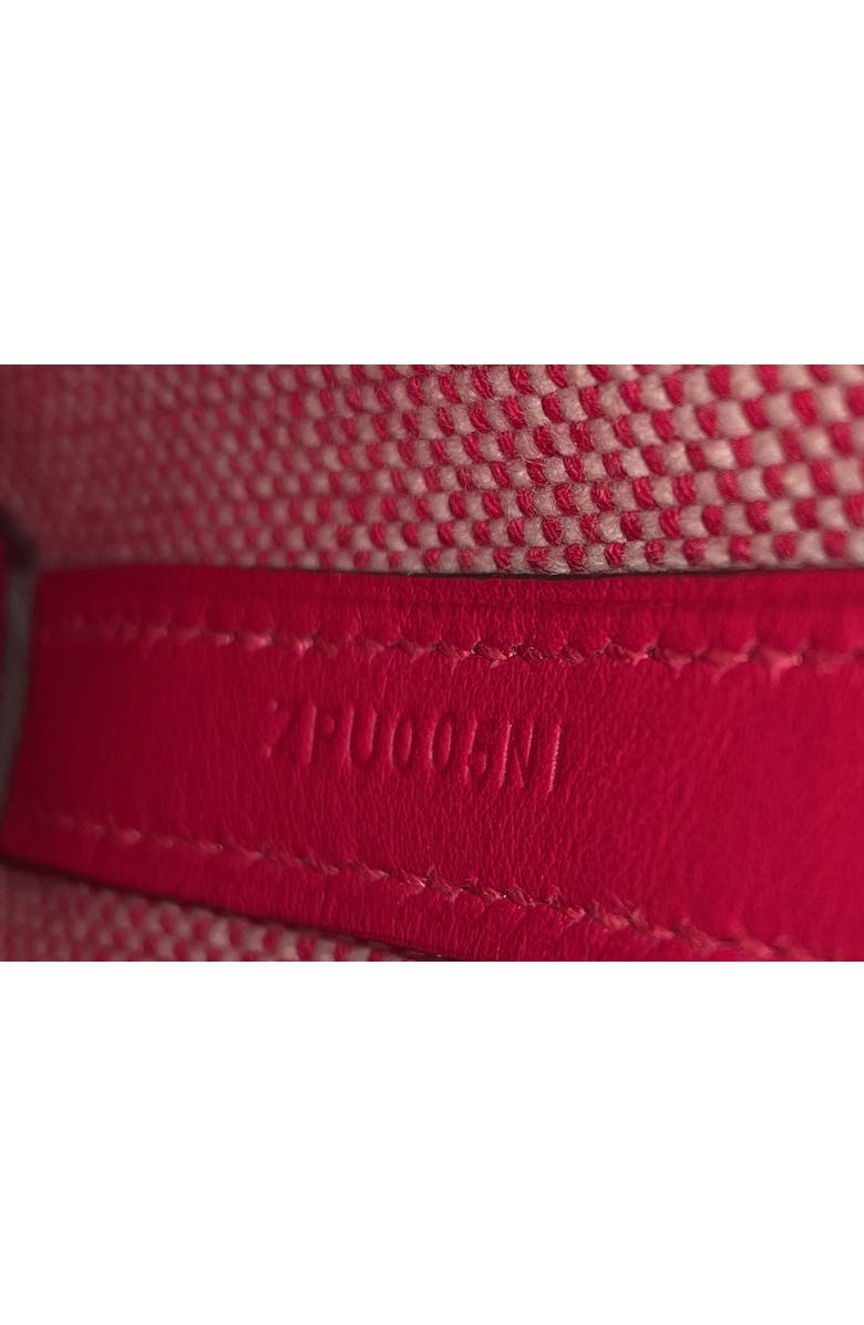 Pre-Owned Hermes Cabas H en Biais Tote Canvas with Leather 27, Alternate, color, Framboise