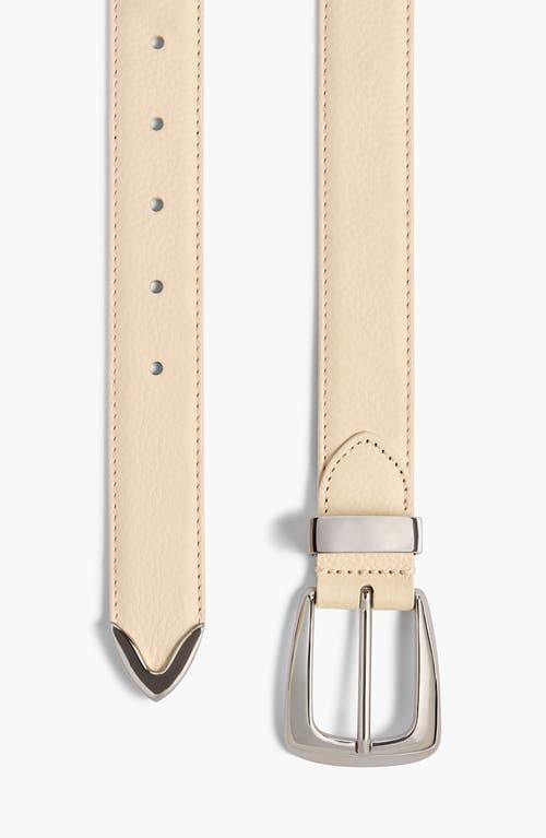 Khaite Benny Belt In Dark Ivory 445
