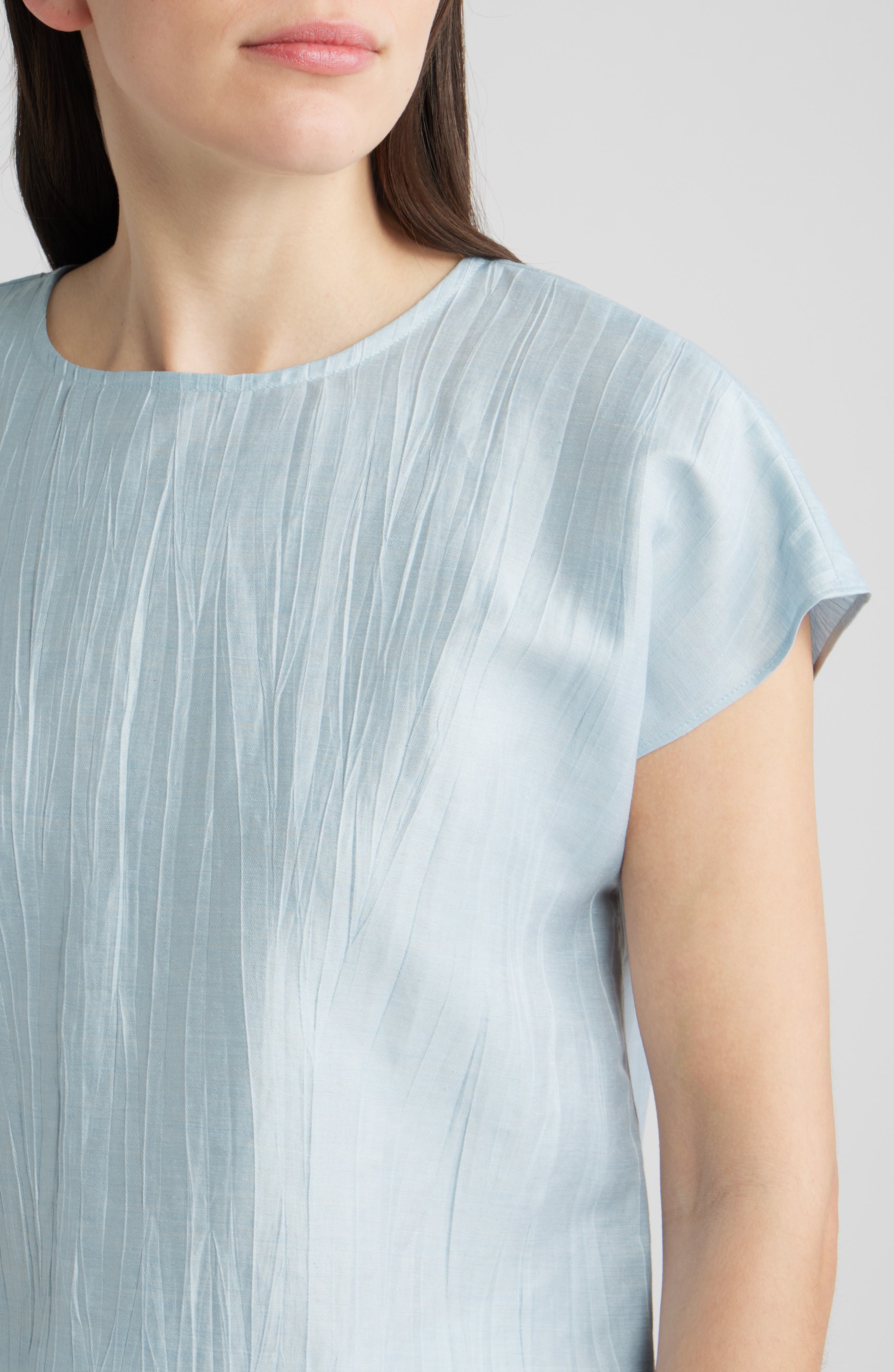 Женские Eileen Fisher Round Neck Square Top — фото 4