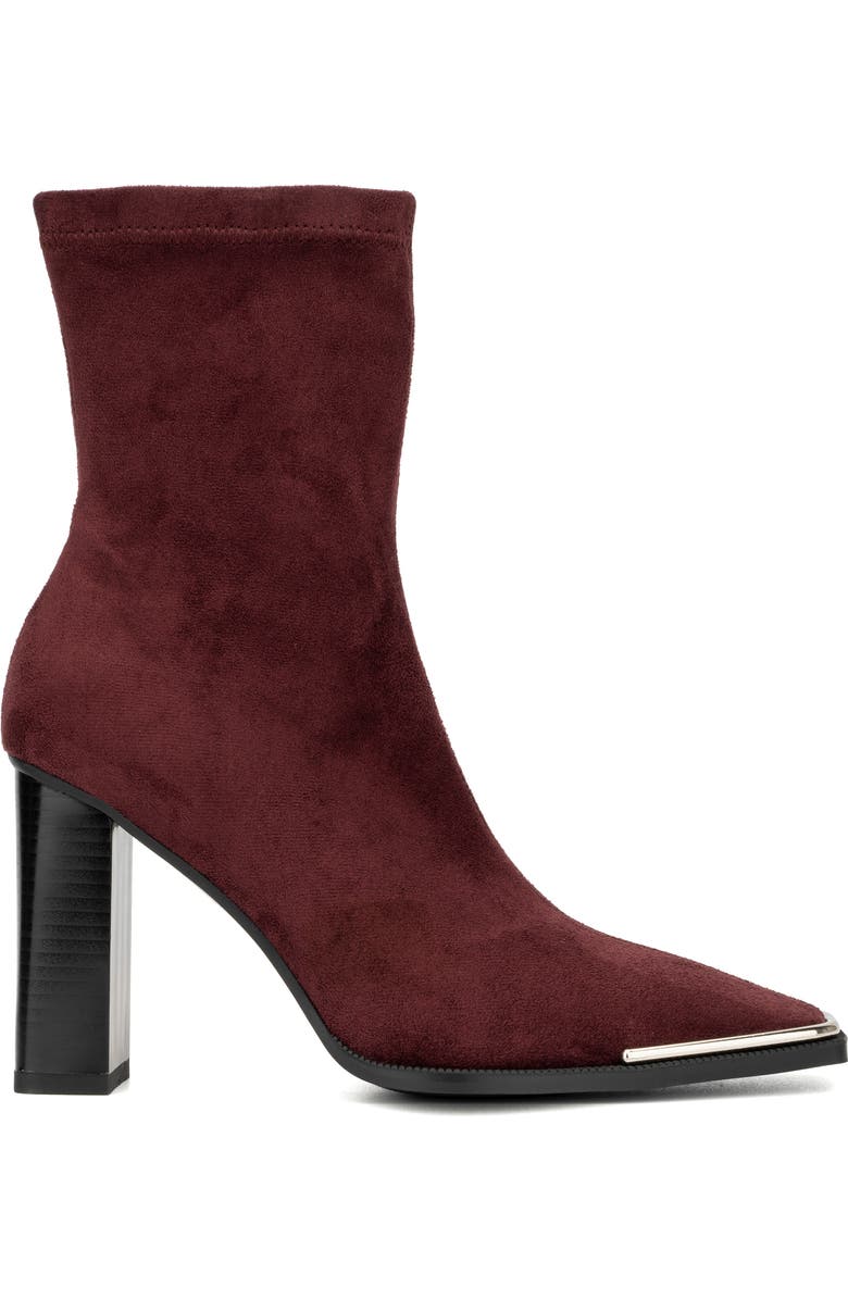 TORGEIS Katya Block Heel Bootie, Alternate, color, Burgundy