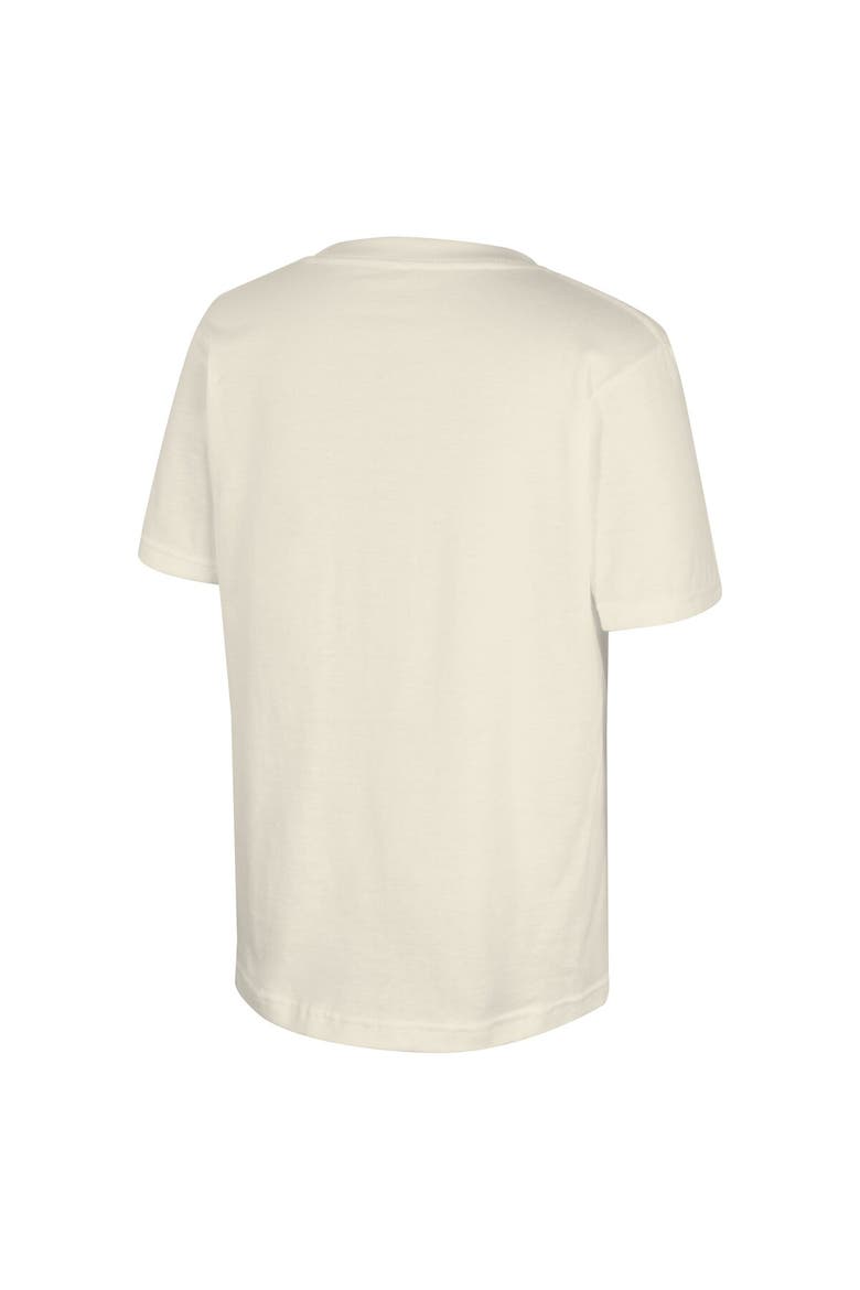 Youth Stadium Essentials Natural New York Knicks Wallscript T-Shirt, Alternate, color, Natural