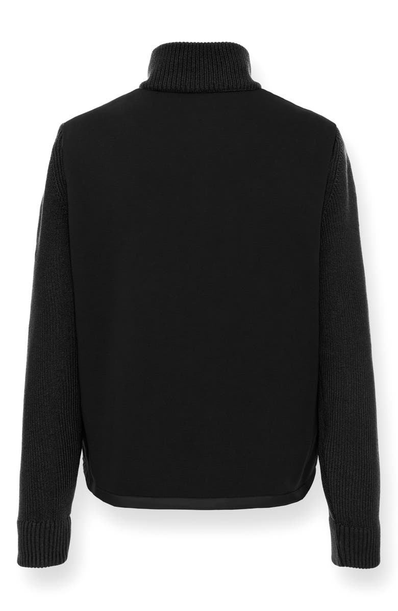 COLMAR Legacies Water Resistant Mixed Media Jacket, Alternate, color, Black