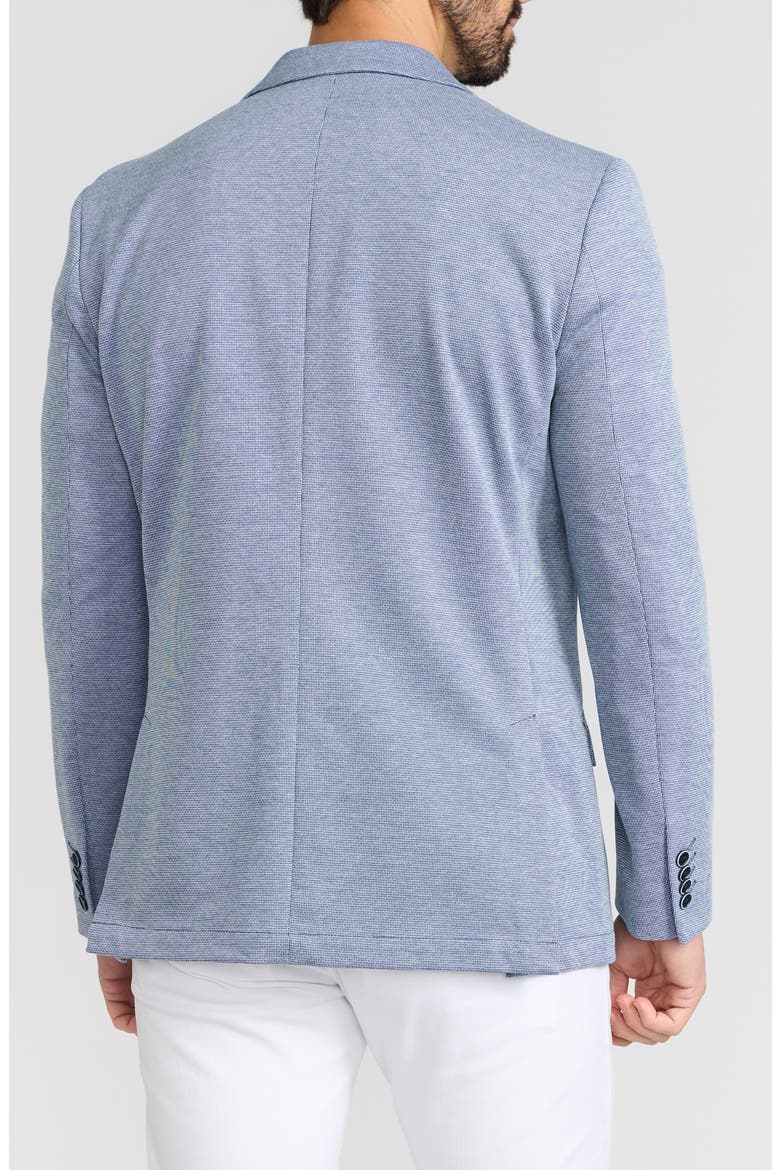 Textured Neat Knit Sport Coat, Alternate, color, BLUE