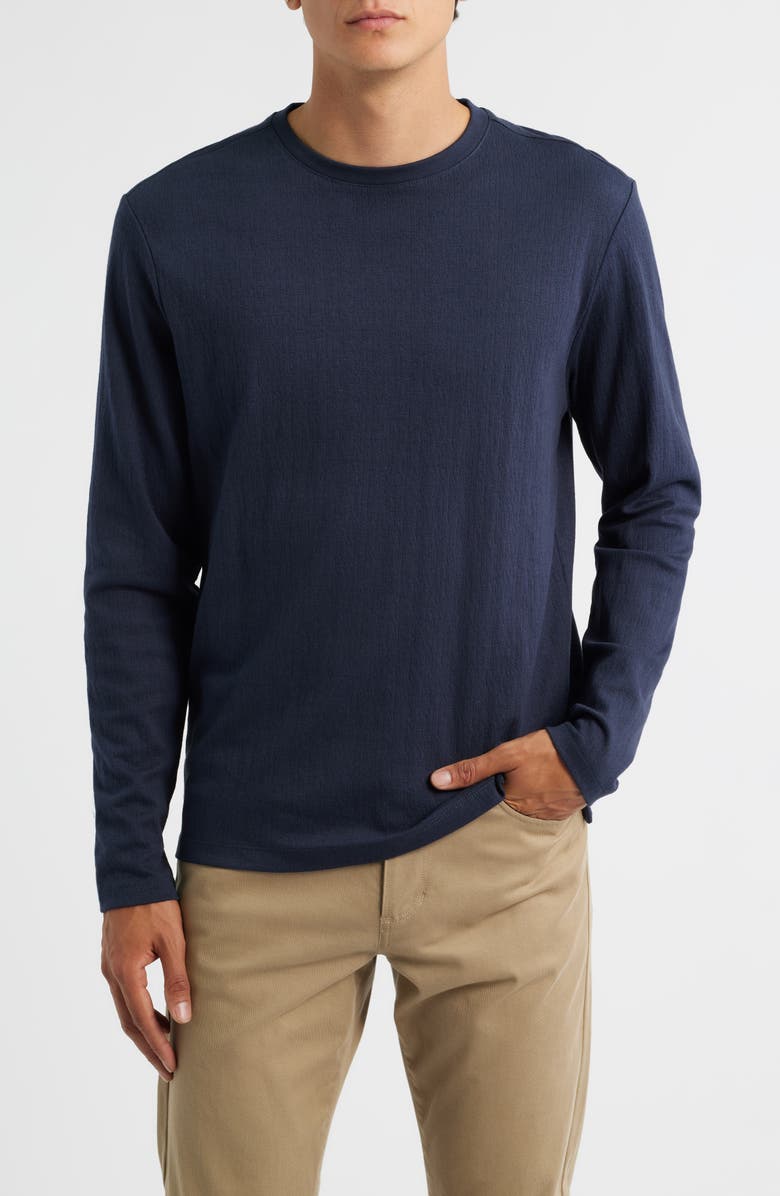 Robert Barakett Rosario Long Sleeve T-Shirt, Main, color, Navy