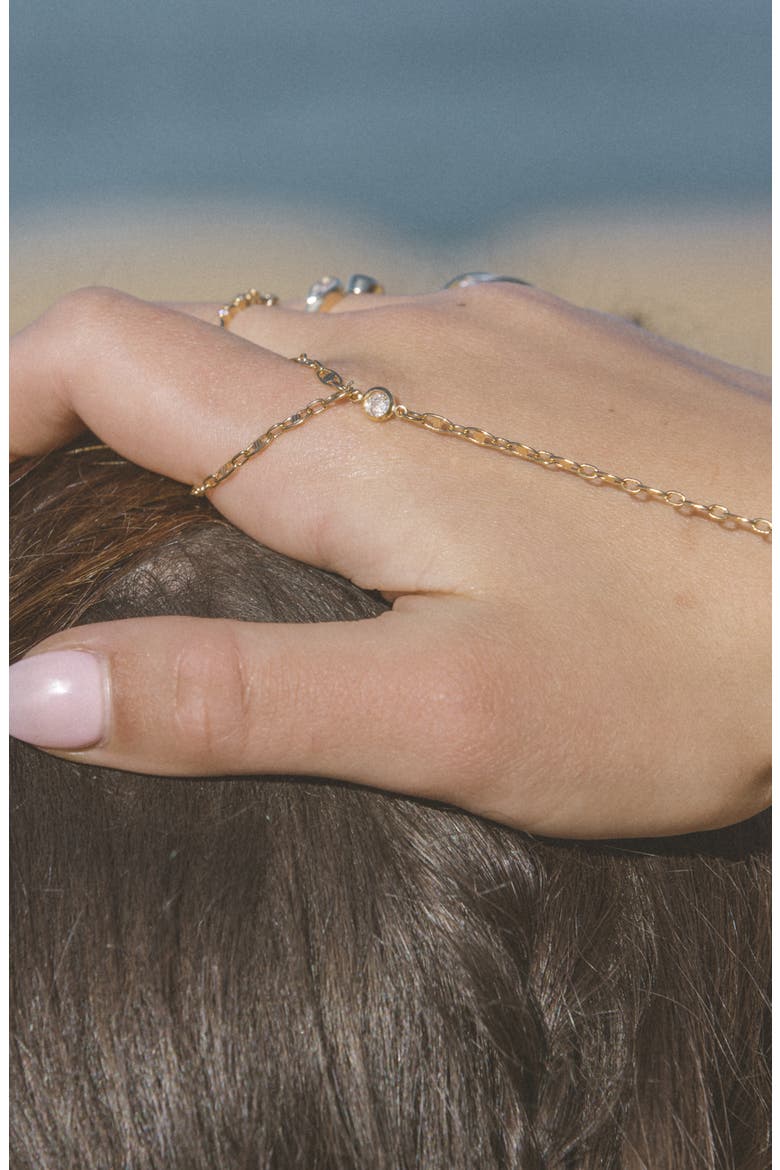 Golden Light Hand Chain, Alternate, color, GOLD