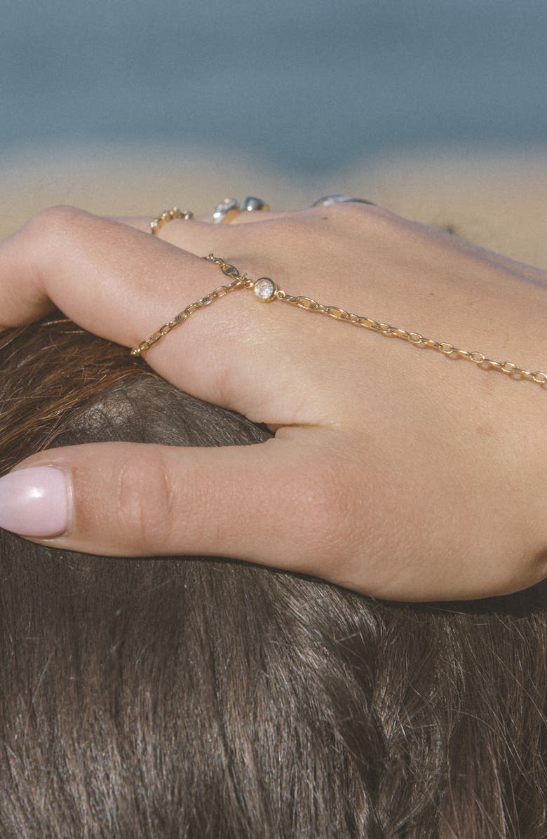 Child of Wild Golden Light Hand Chain, Alternate, color, Gold