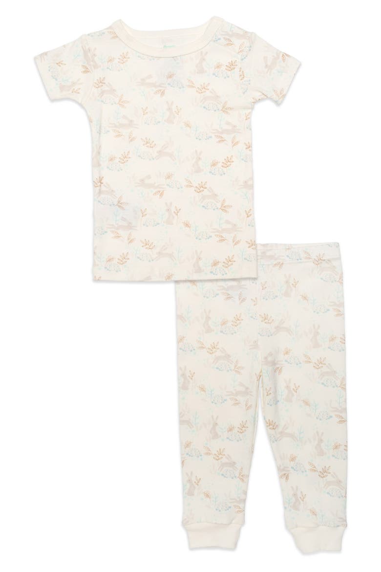 Tortoise & Hare Magnetic Closure Pajamas Set, Main, color, TORTOISE HARE