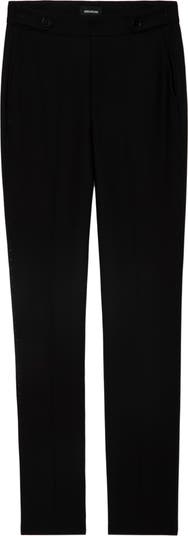 Zadig & Voltaire Panny Crystal Stripe Straight Leg Pants