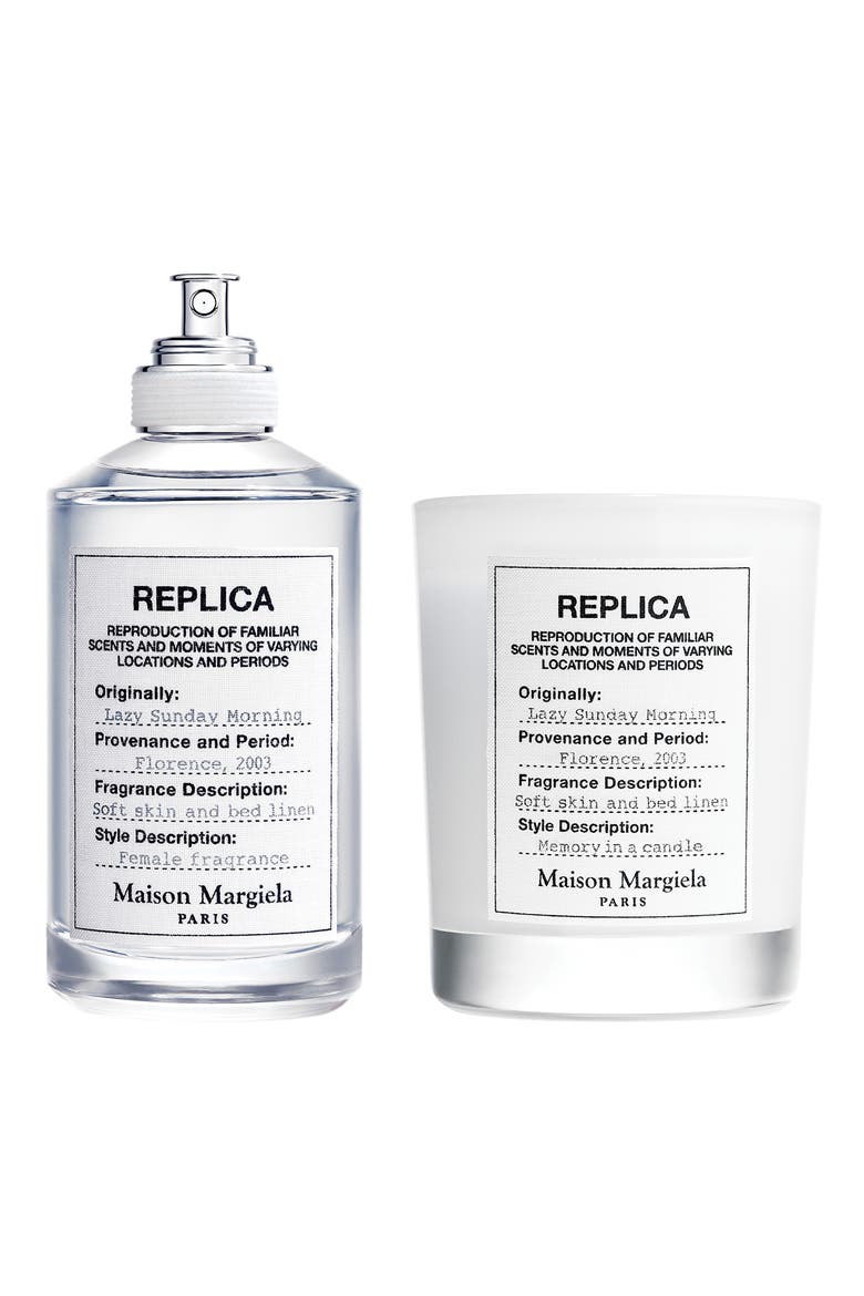 Replica Lazy Sunday Morning Candle, Alternate, color, NO COLOR