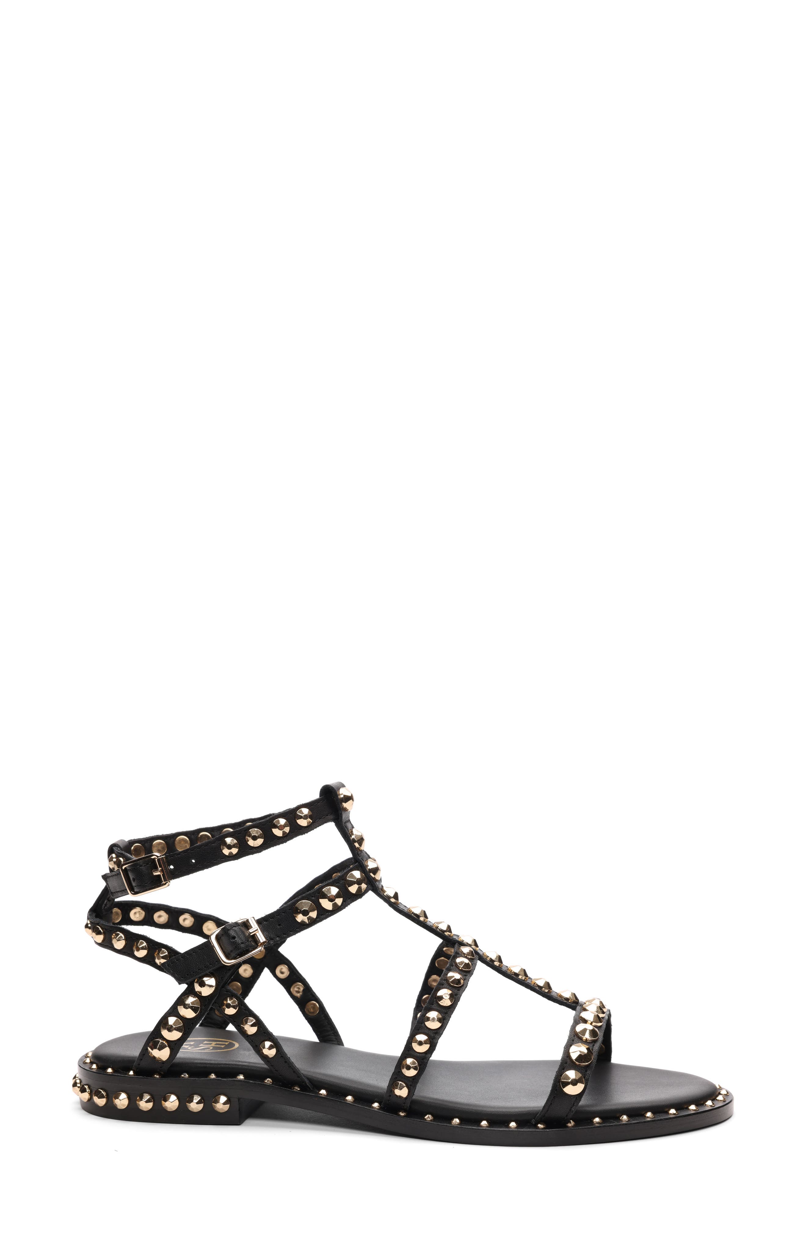 Precious Gladiator Sandal, Alternate, color, BLACK