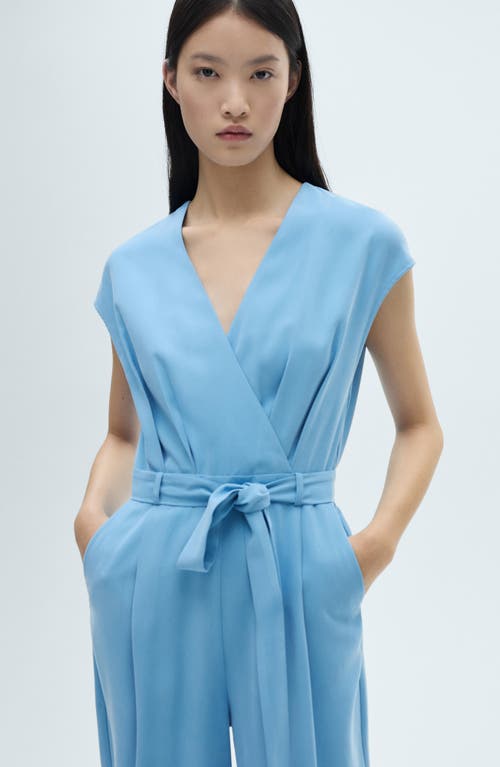 Mango Combinaison Cache-caur Ceinture Bleu - Femme - Xl -  In Blue