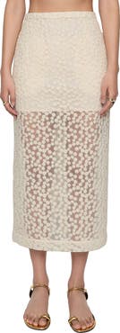 Rebecca Minkoff Jaci Lace Midi Skirt