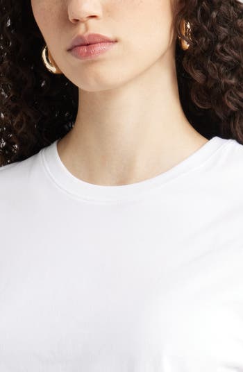 Relaxed Fit Pima Cotton Crewneck T-Shirt