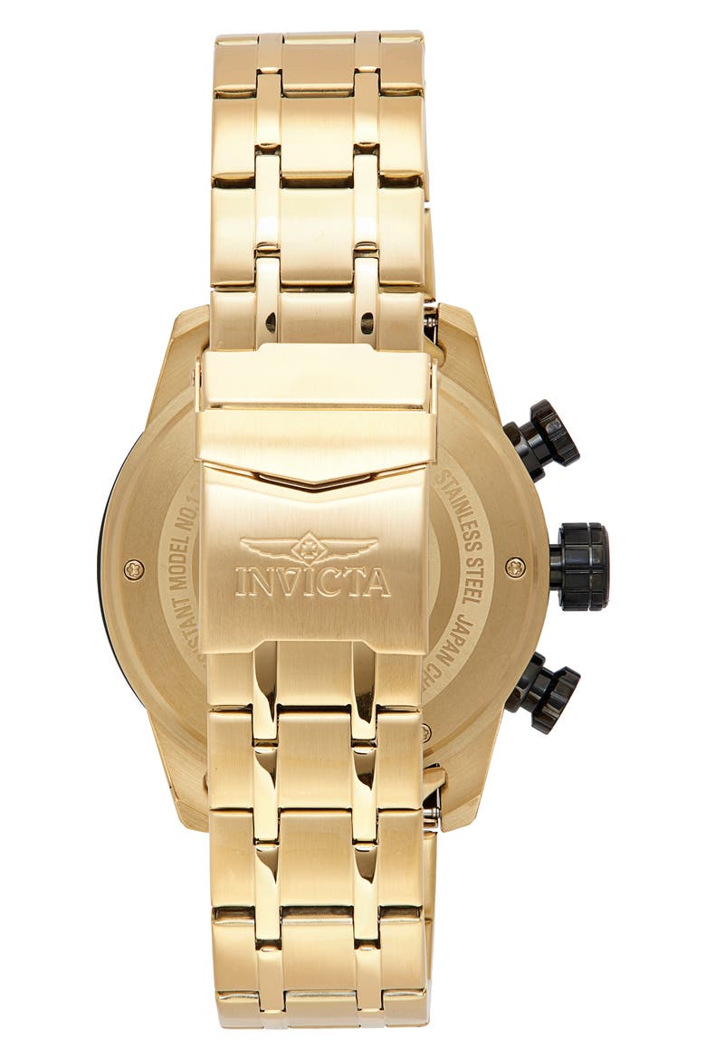 Aviator Bracelet Watch, 48mm, Alternate, color, BLACK