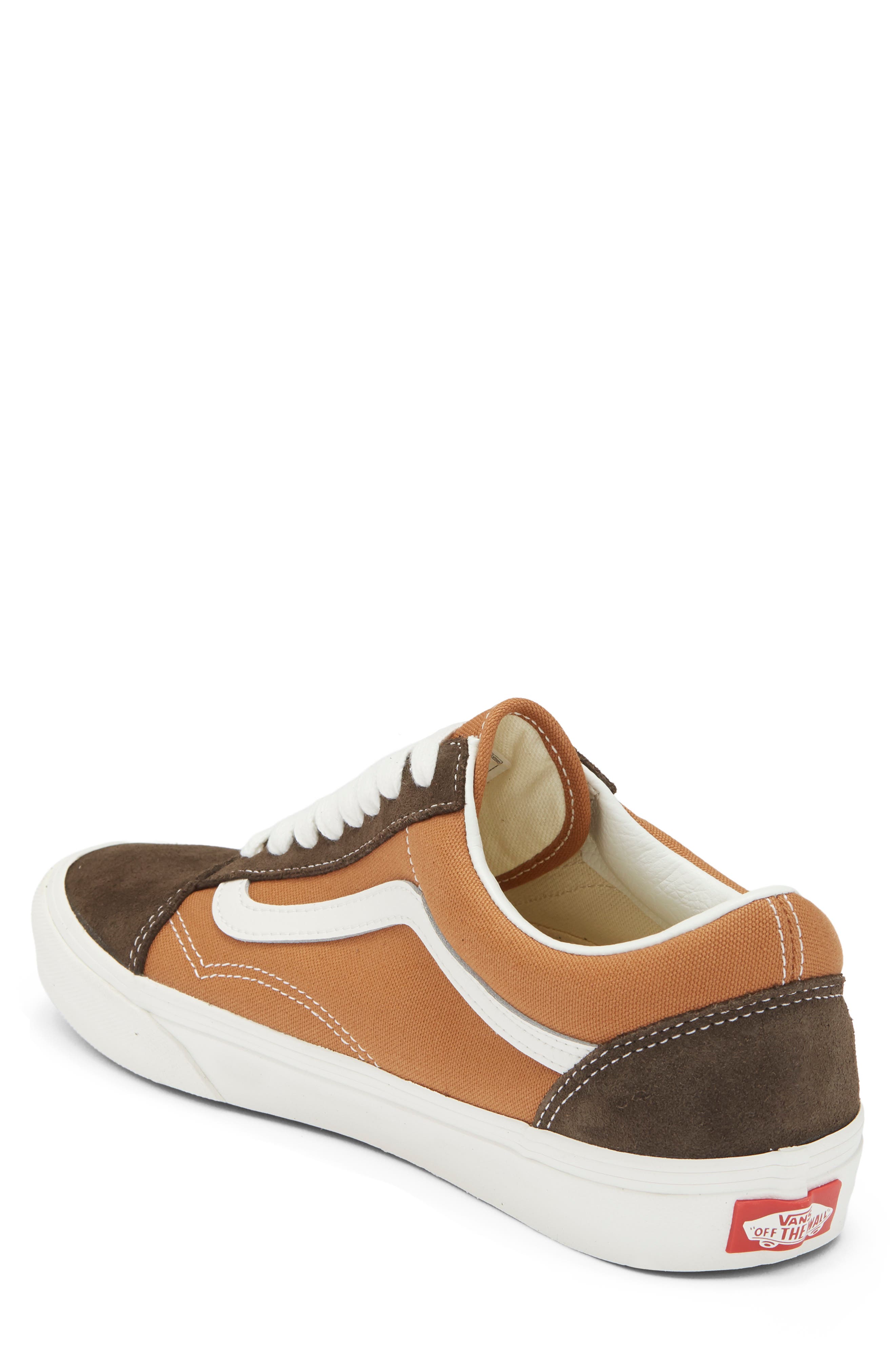 Old Skool Two-Tone Sneaker, Alternate, color, BROWN/BROWN