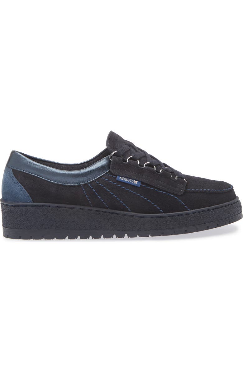 Mephisto Lady Low Top Sneaker, Alternate, color, Blue